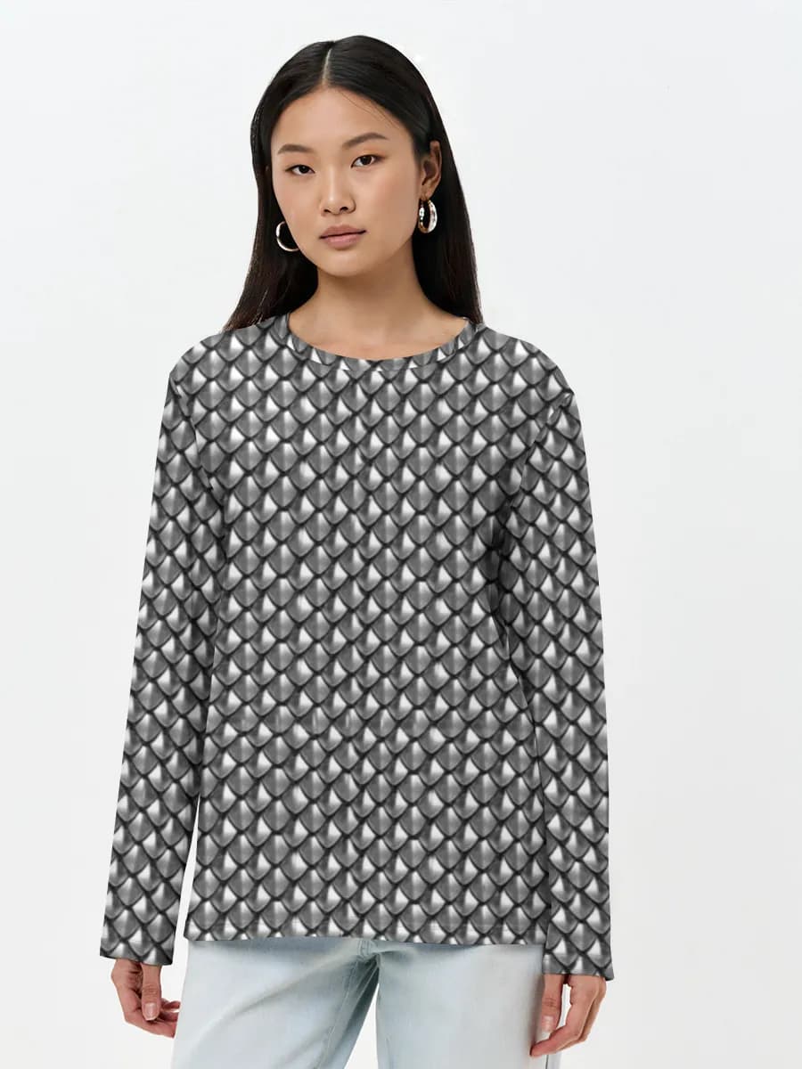 Women's long sleeve shirt. Cotton