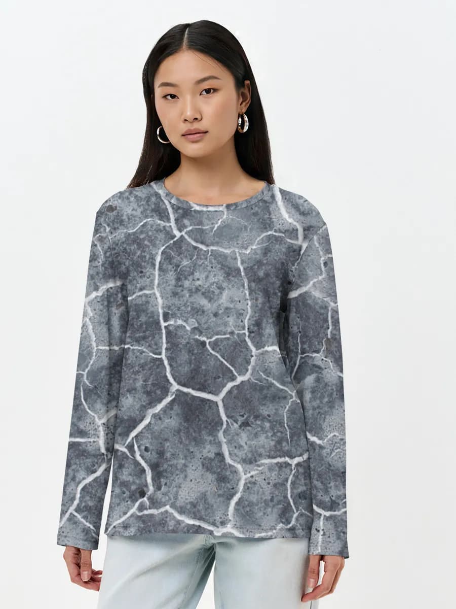 Women's long sleeve shirt. Cotton