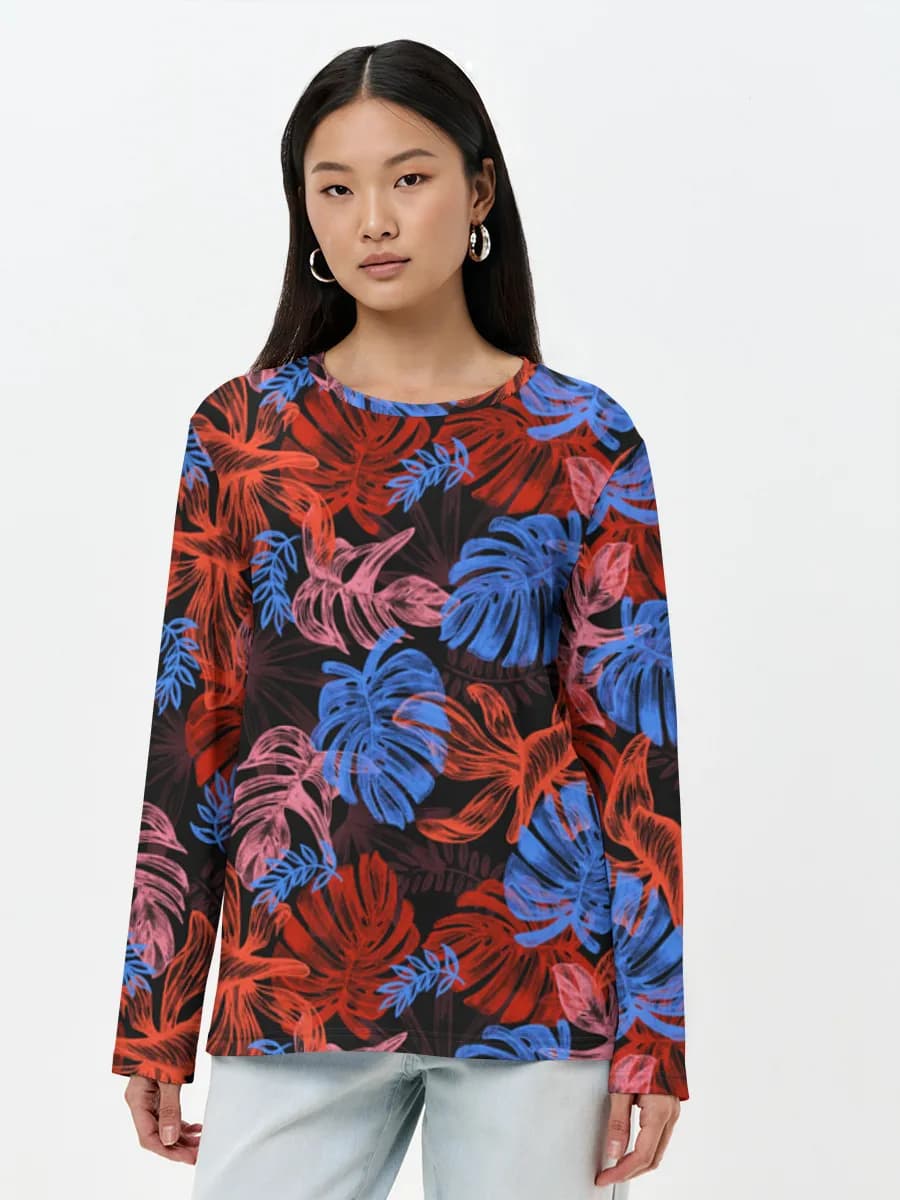 Women's long sleeve shirt. Cotton