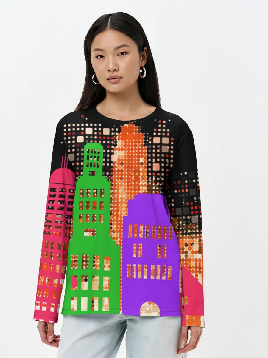 Neon City Skyline