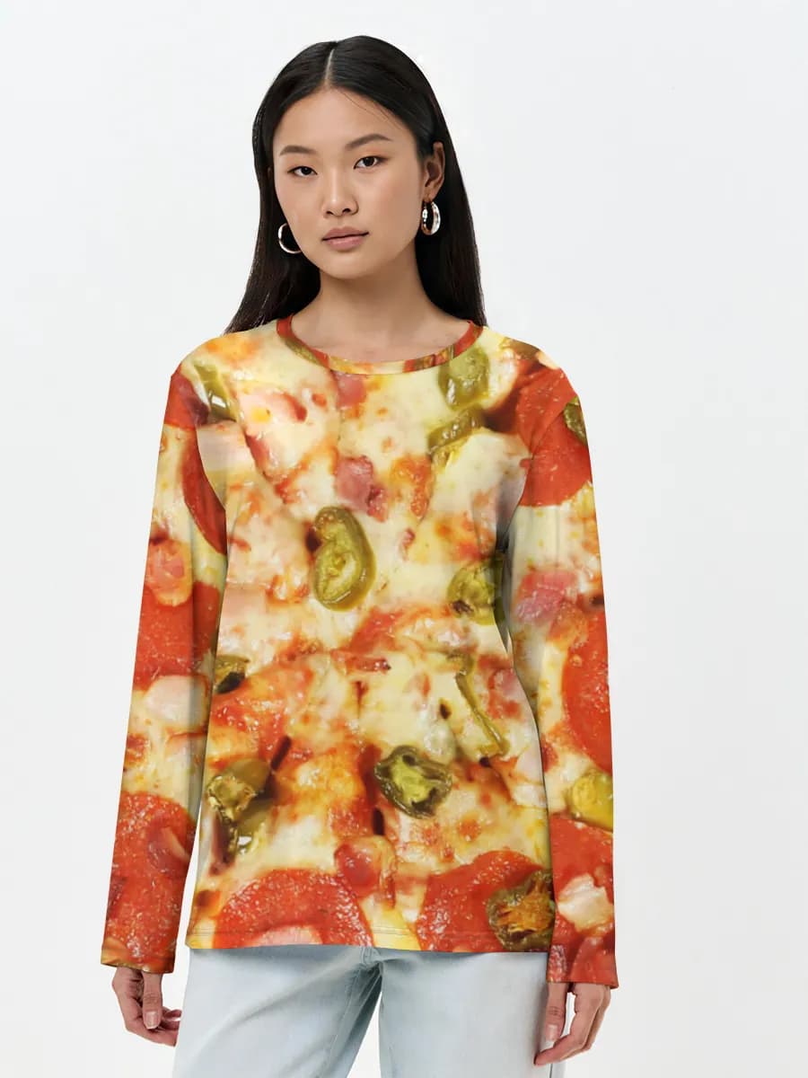 Women's long sleeve shirt. Cotton