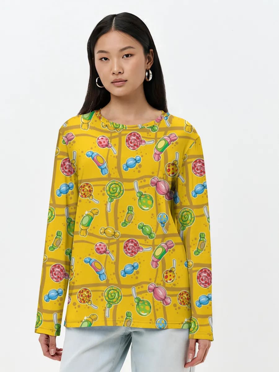 Women's long sleeve shirt. Cotton