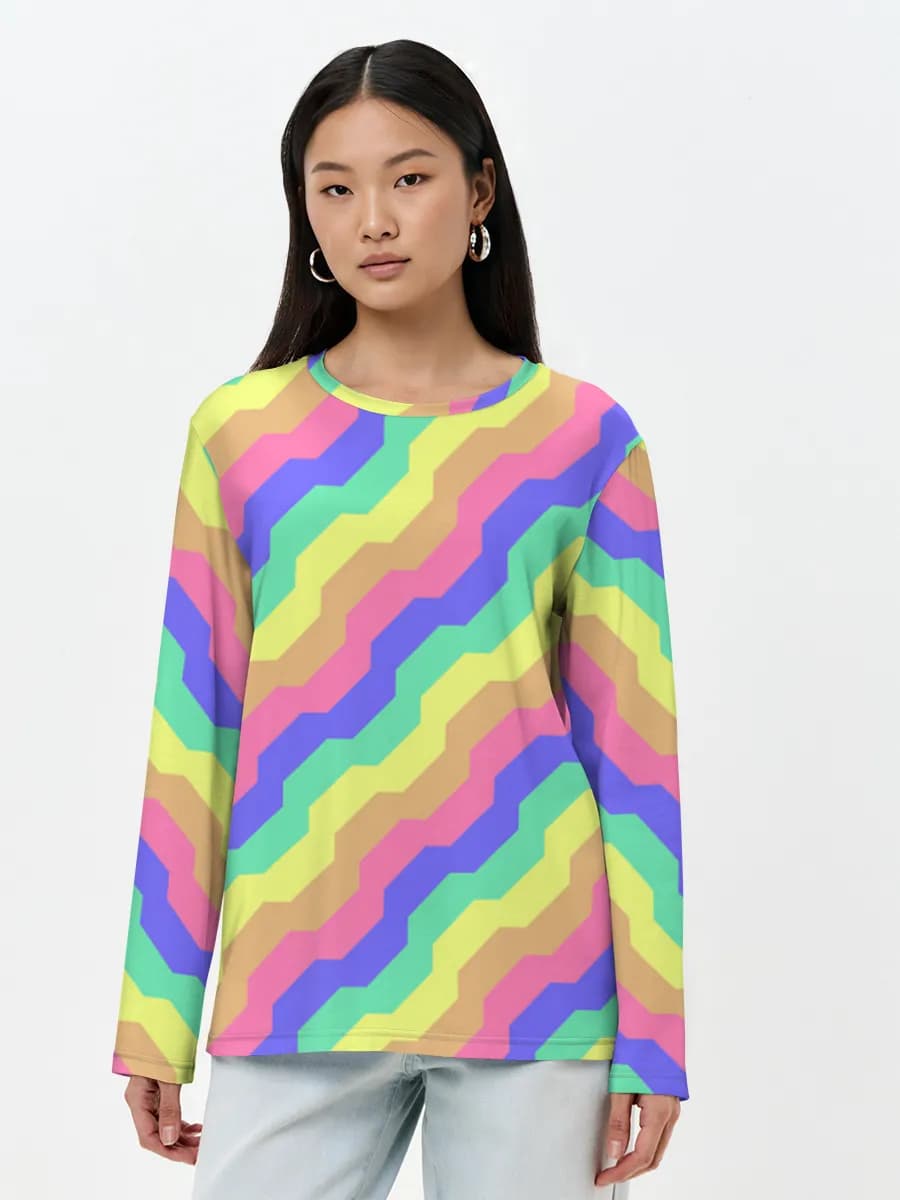 Pastel Zigzag Stripes