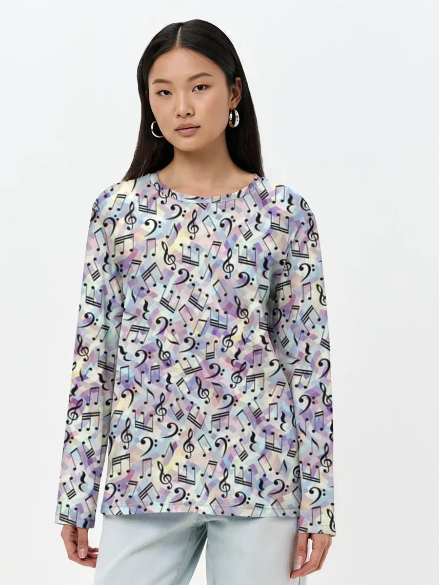Women's long sleeve shirt. Cotton