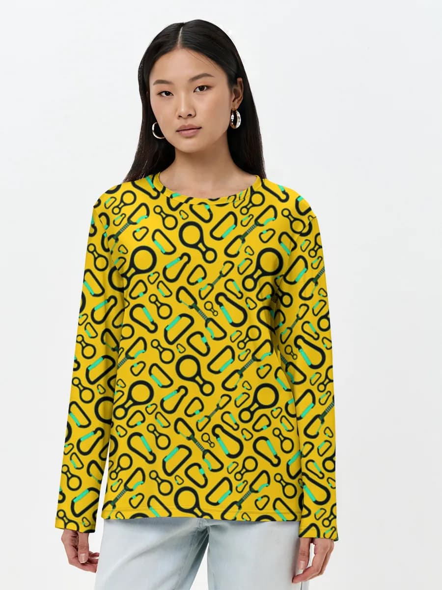 Women's long sleeve shirt. Cotton