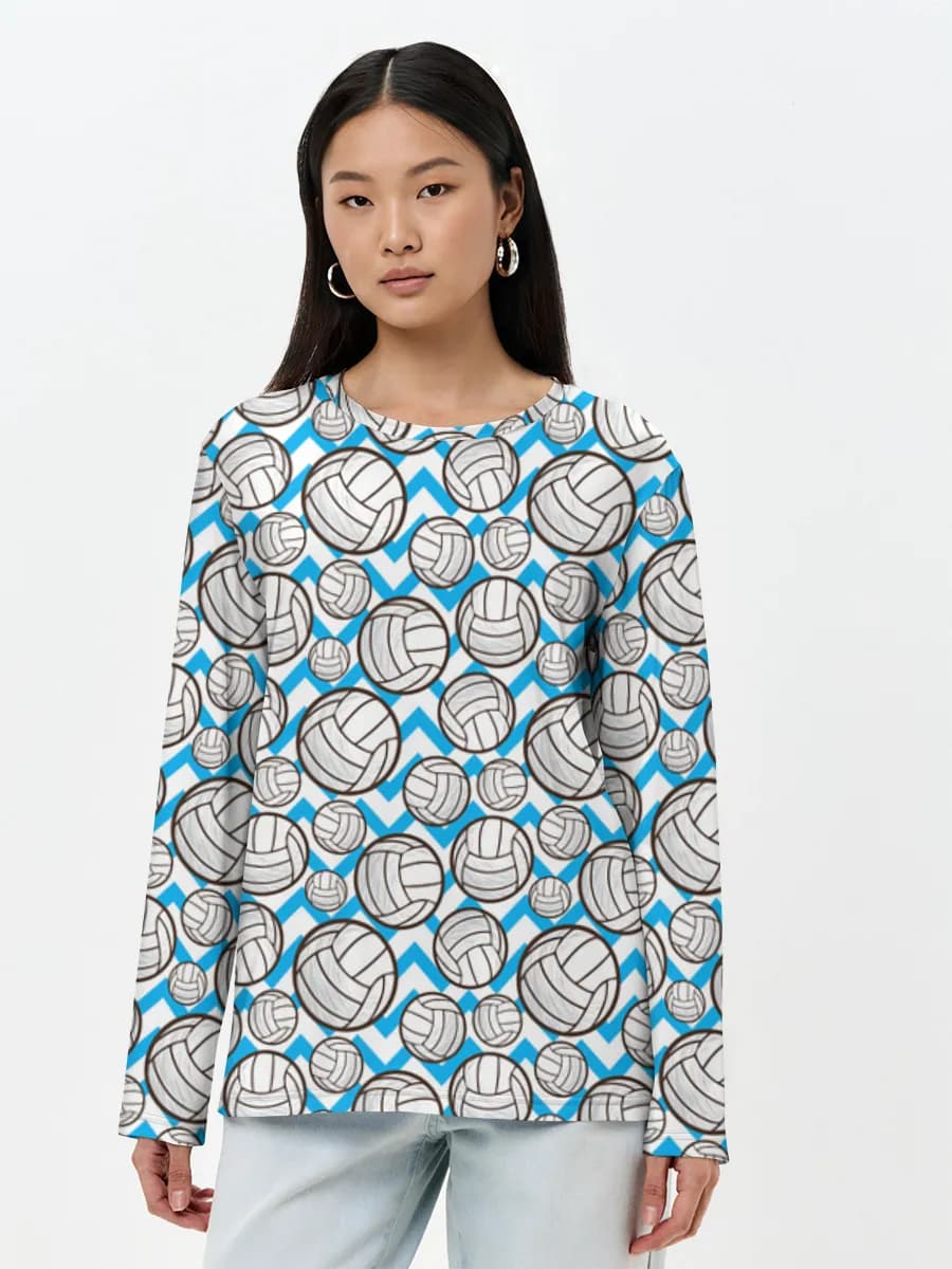 Volleyball Chevron Print