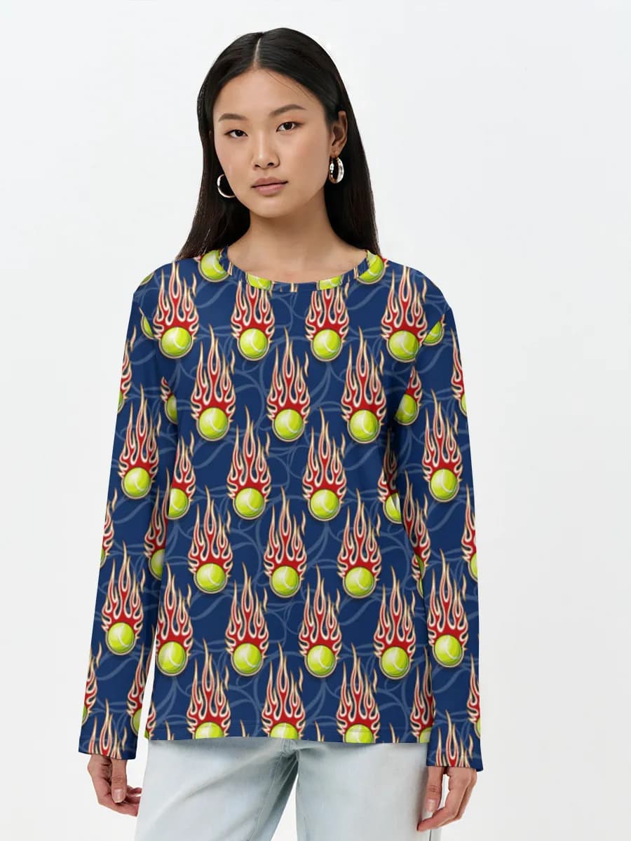 Flaming Tennis Balls