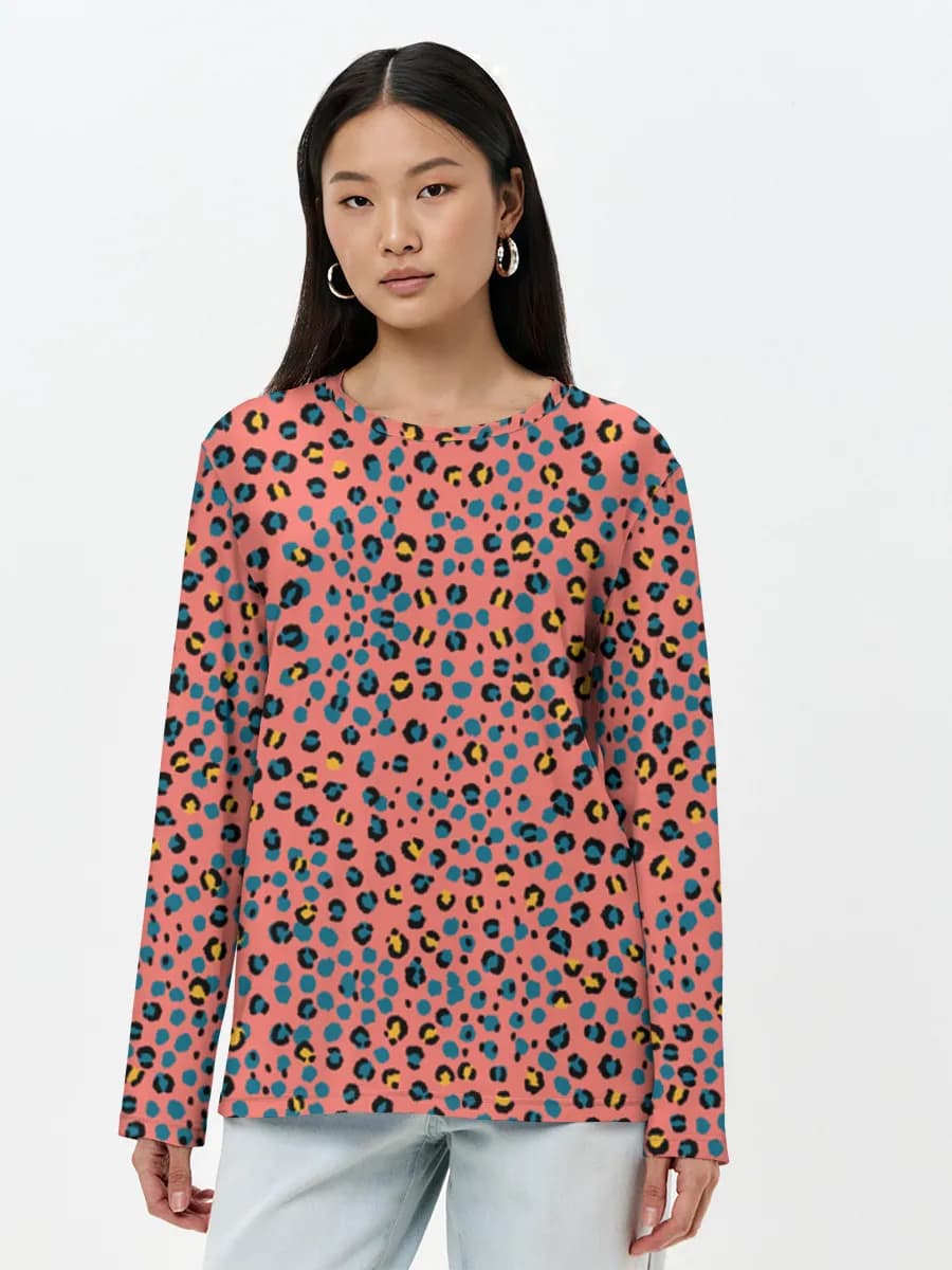 Women's long sleeve shirt. Cotton