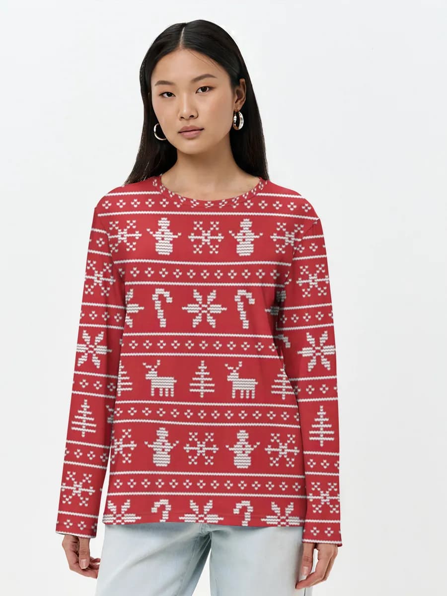 Ugly Christmas Sweater Print