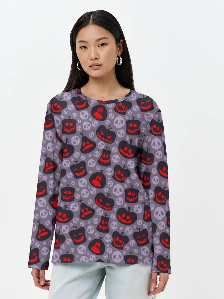 Women's long sleeve shirt. Cotton