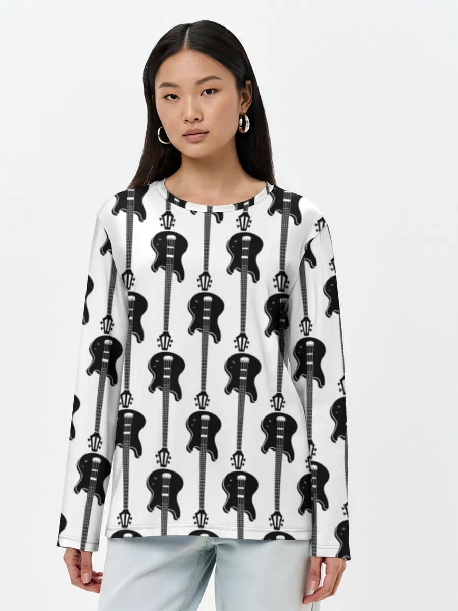 Women's long sleeve shirt. Cotton