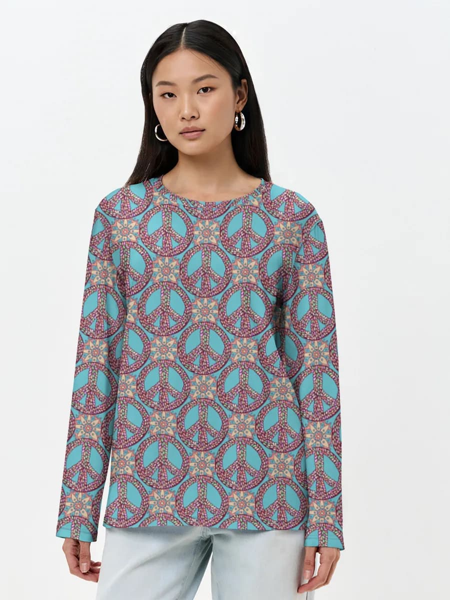 Women's long sleeve shirt. Cotton