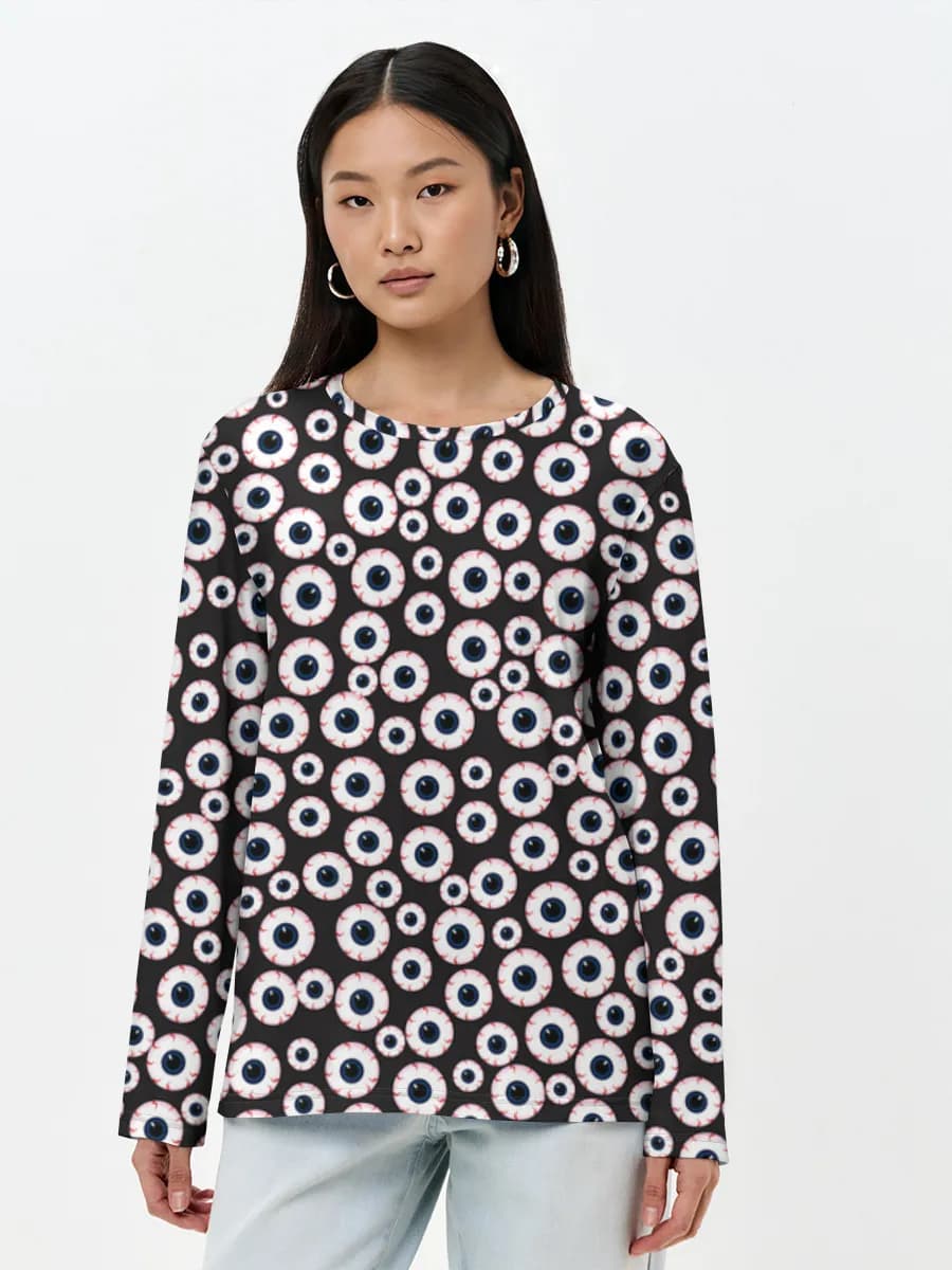 Women's long sleeve shirt. Cotton