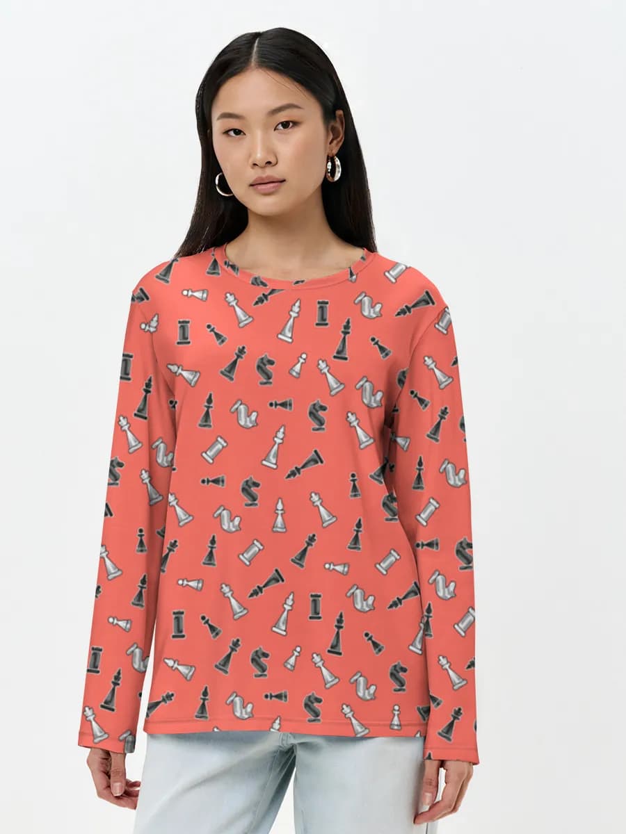Women's long sleeve shirt. Cotton