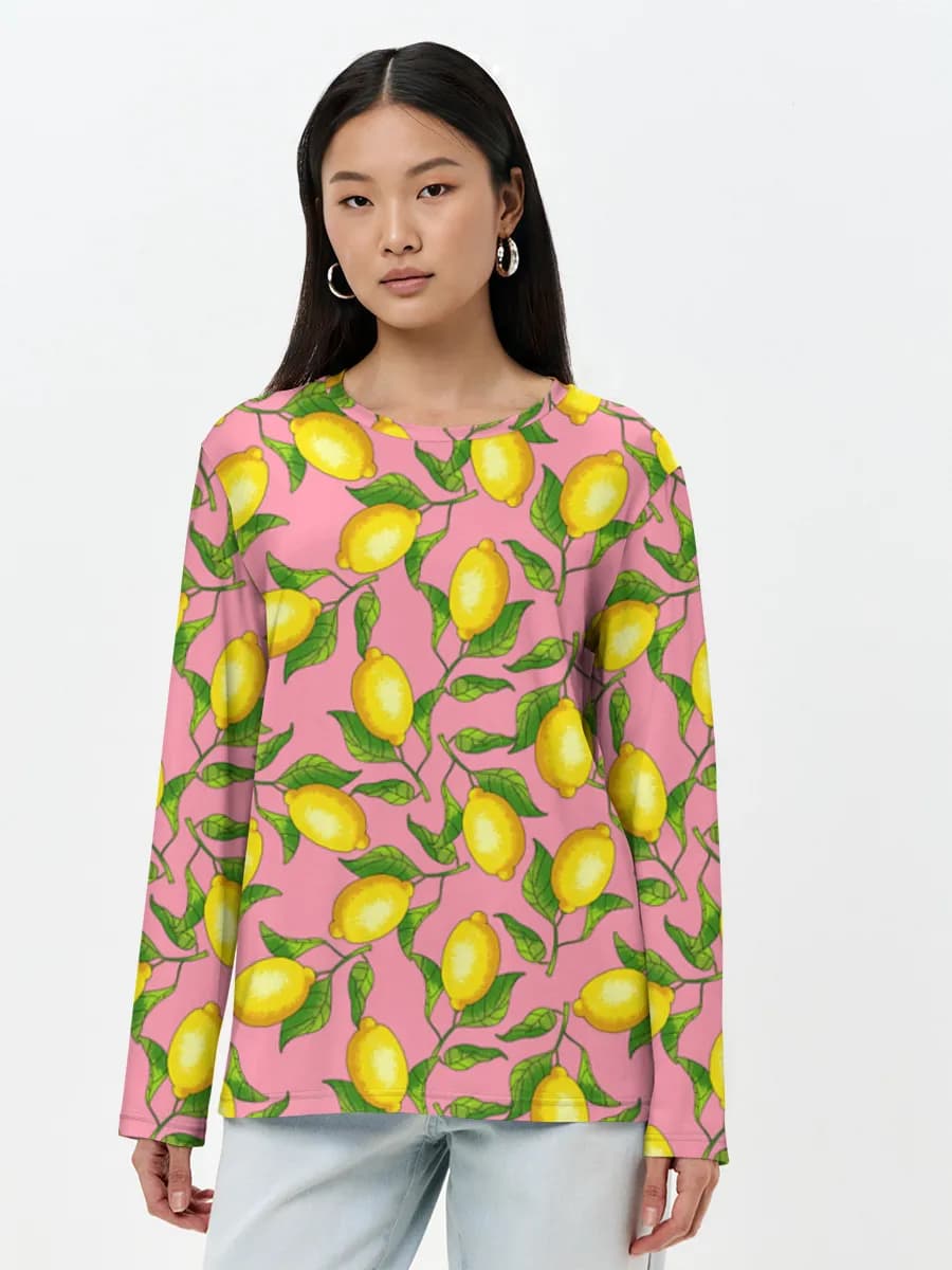 Women's long sleeve shirt. Cotton