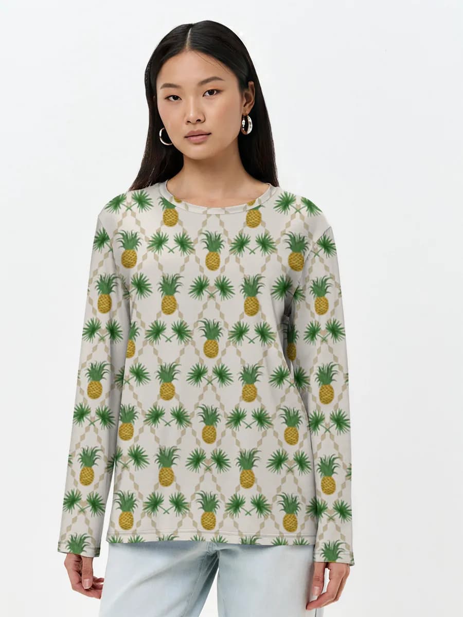 Women's long sleeve shirt. Cotton