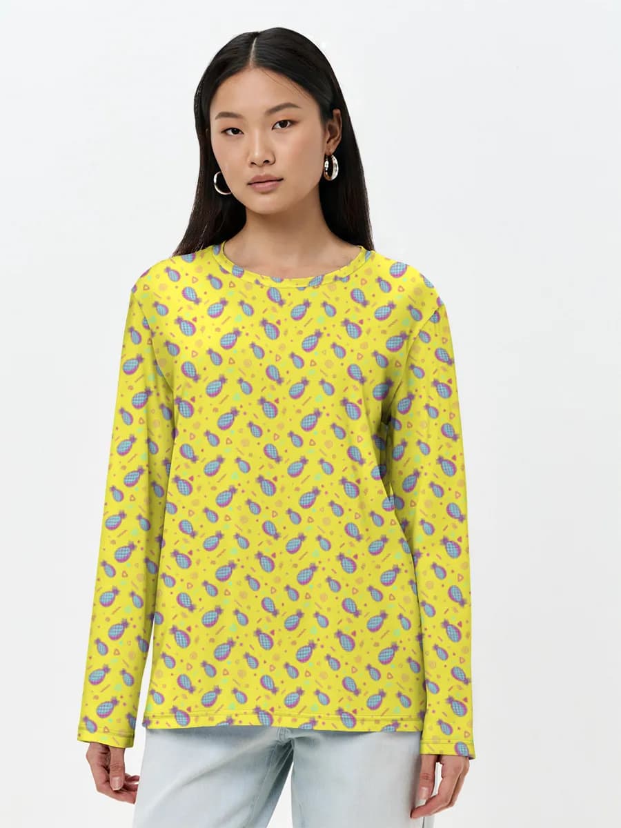 Women's long sleeve shirt. Cotton