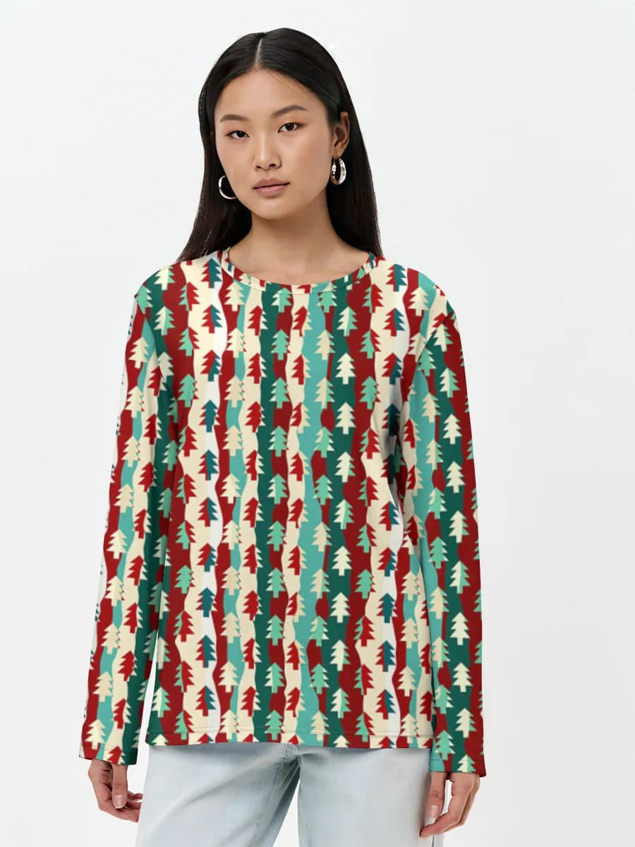 Women's long sleeve shirt. Cotton