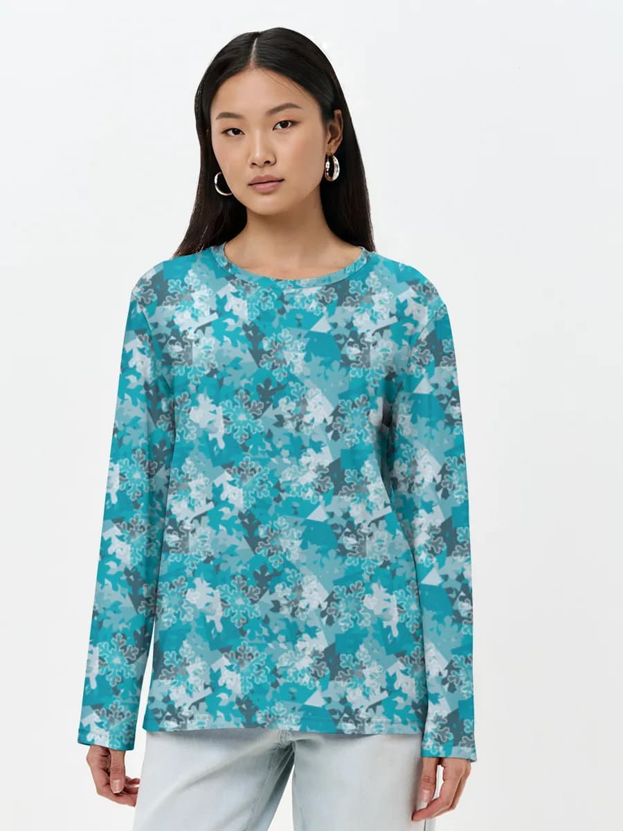 Women's long sleeve shirt. Cotton