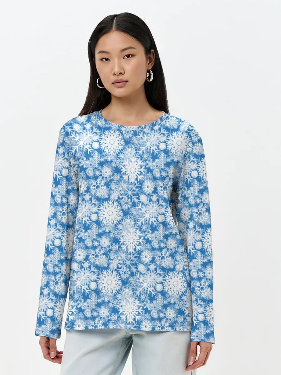 Winter Snowflake Print