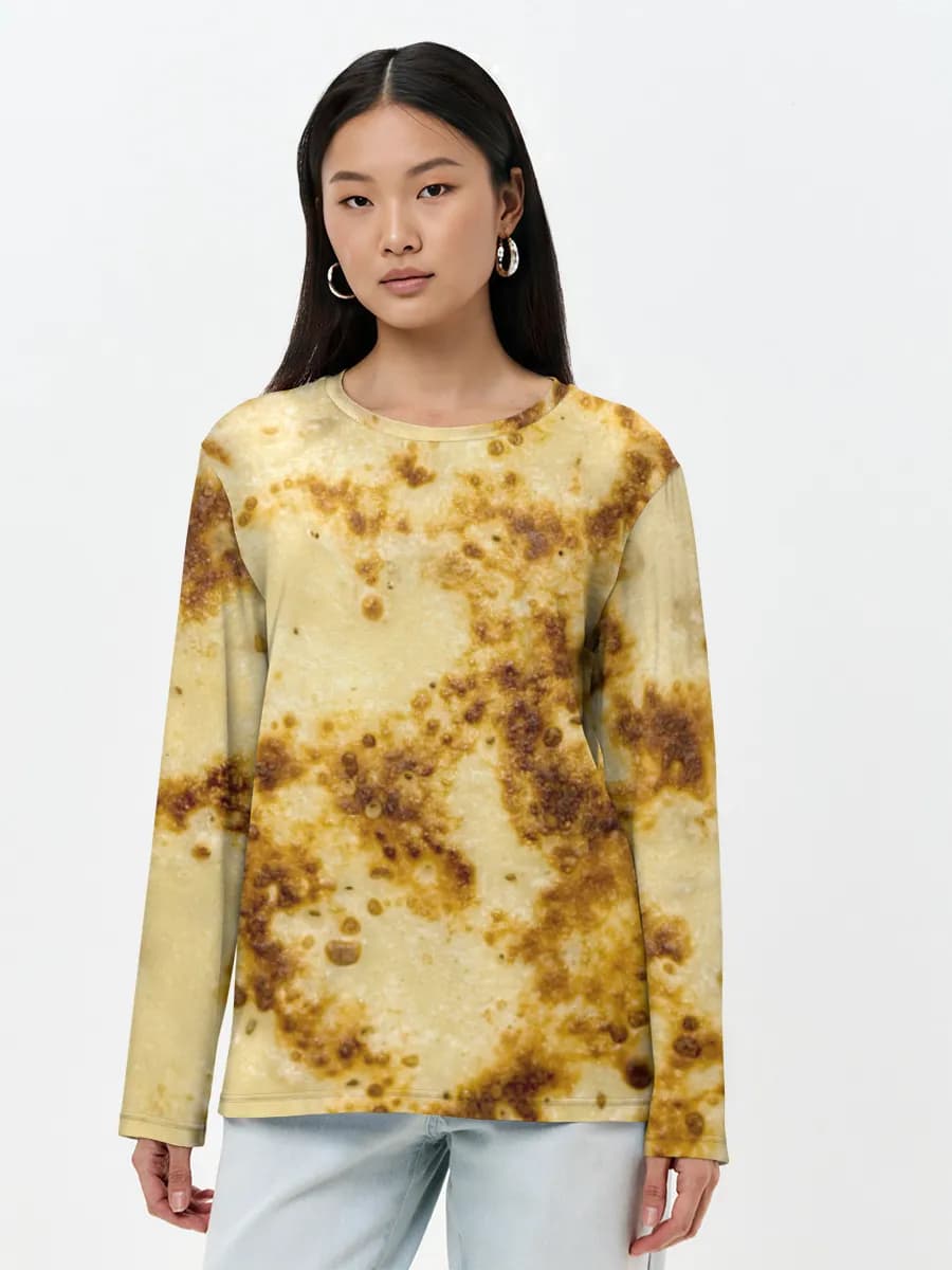 Women's long sleeve shirt. Cotton