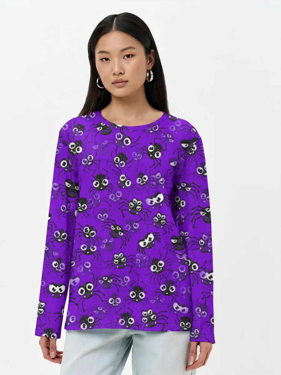 Women's long sleeve shirt. Cotton