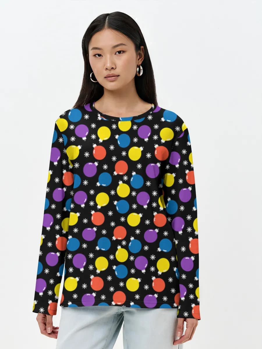 Women's long sleeve shirt. Cotton