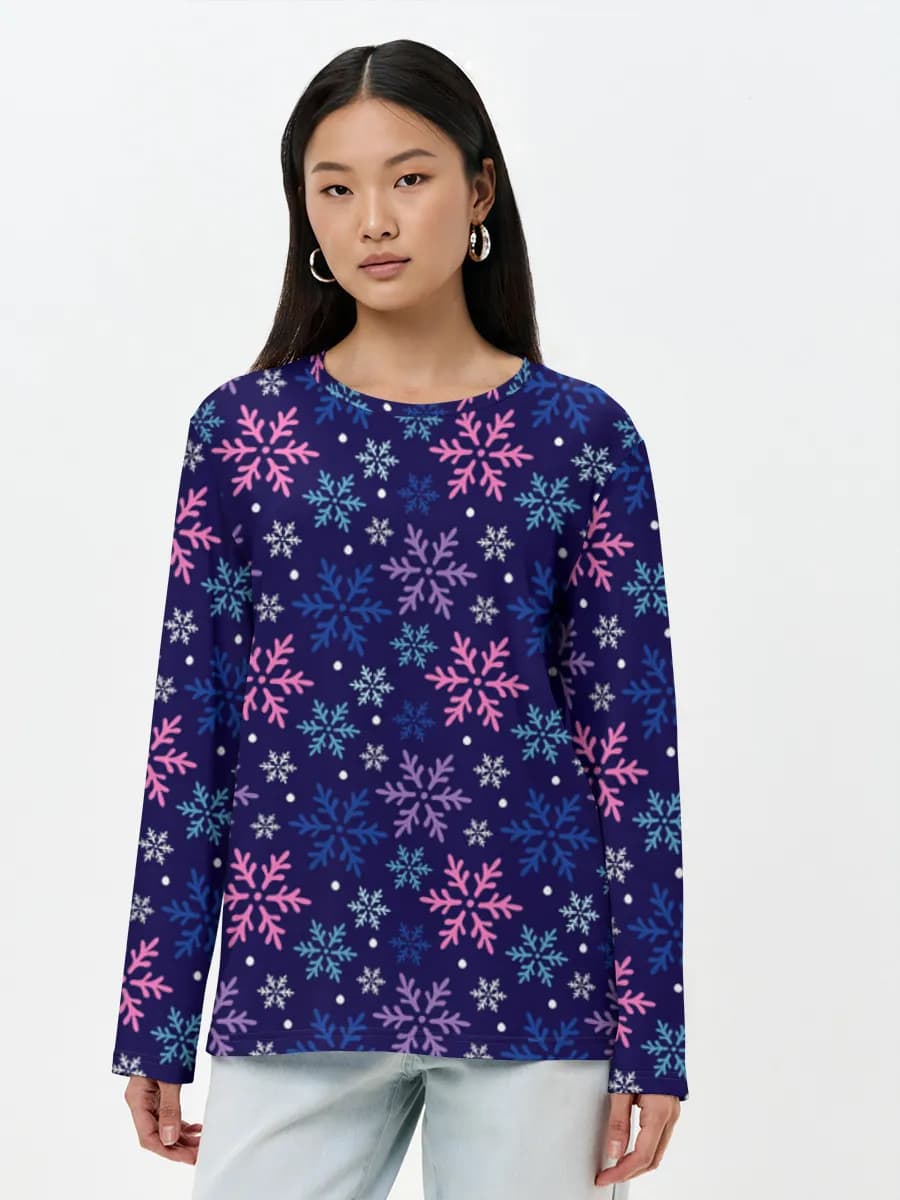 Women's long sleeve shirt. Cotton