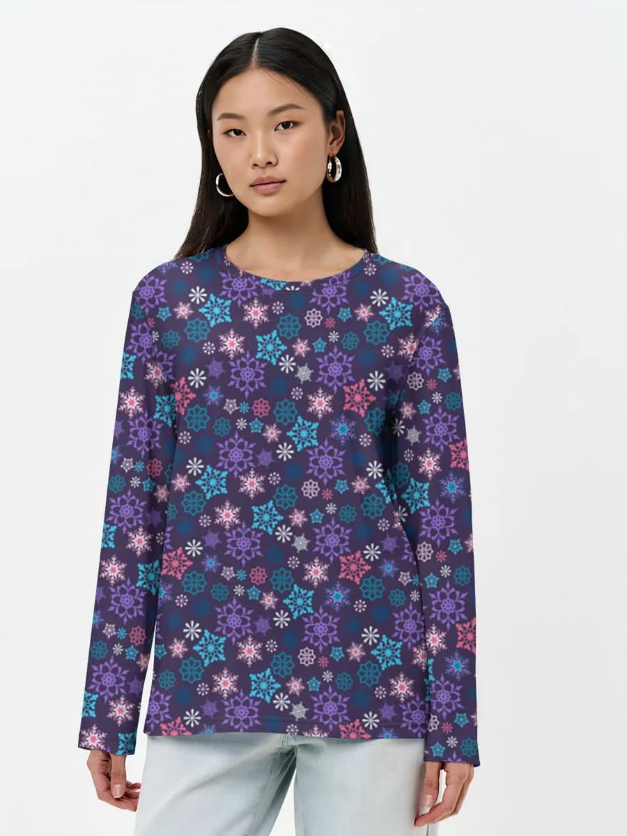 Women's long sleeve shirt. Cotton