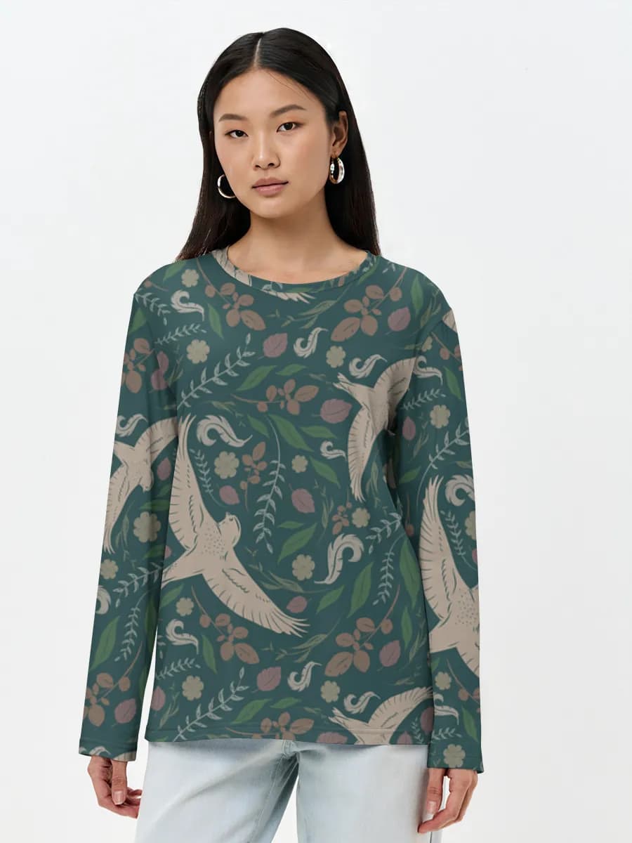 Vintage Birds And Botanicals