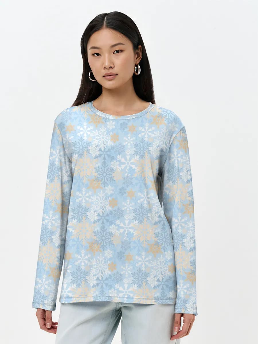 Women's long sleeve shirt. Cotton