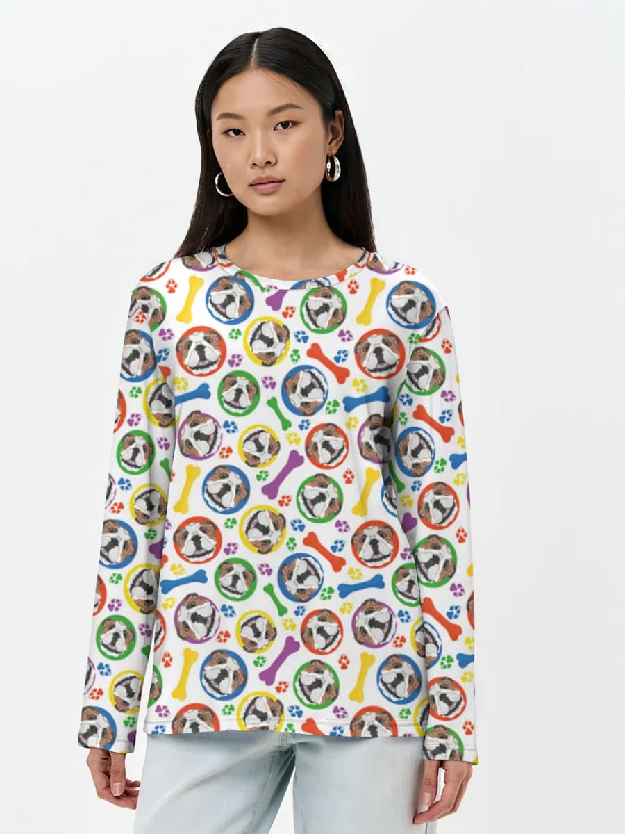 Women's long sleeve shirt. Cotton