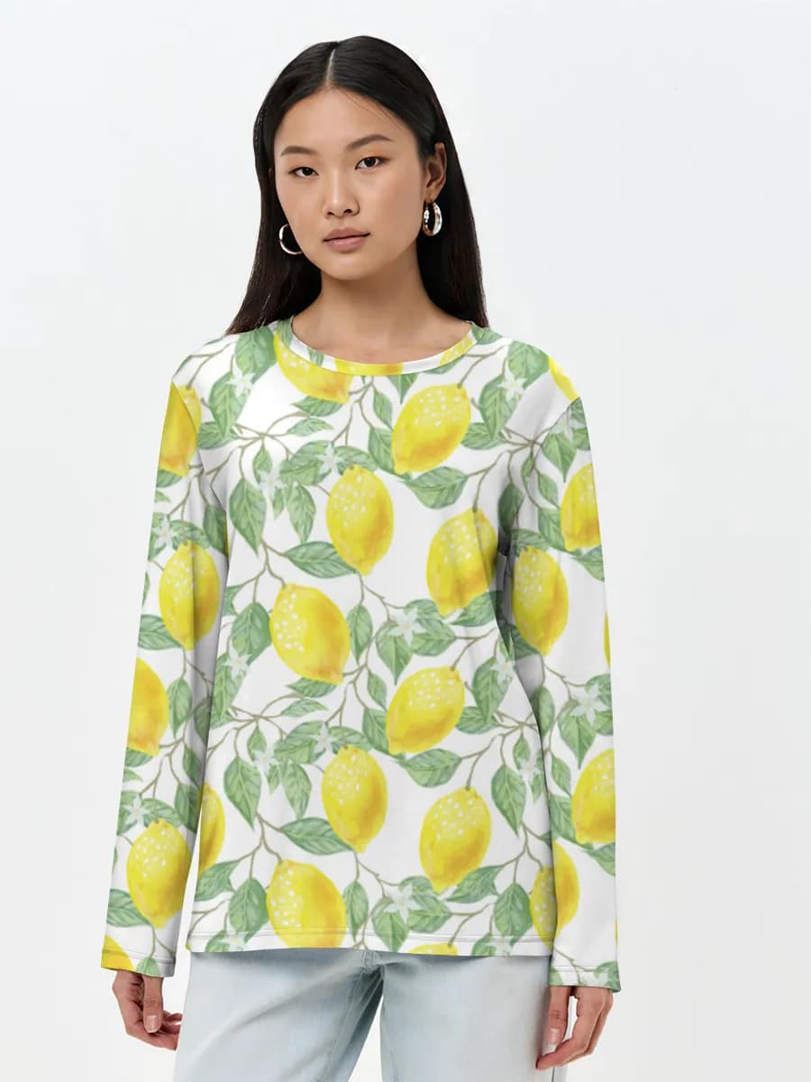 Watercolor Lemon Branches