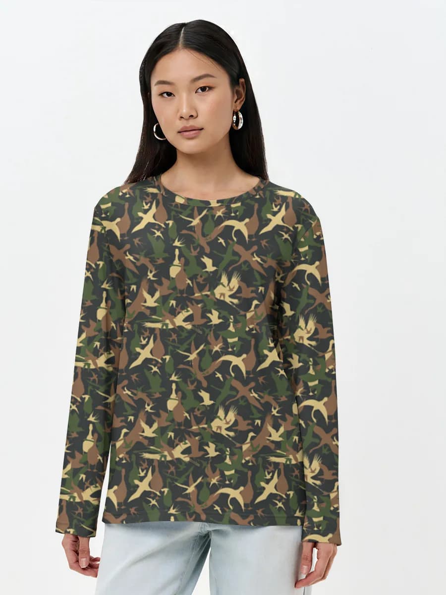 Women's long sleeve shirt. Cotton