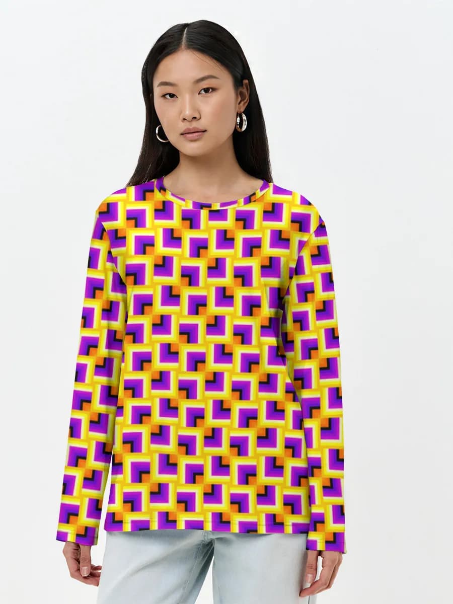 Neon Geometric Maze