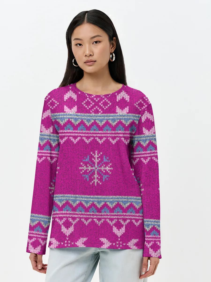 Women's long sleeve shirt. Cotton