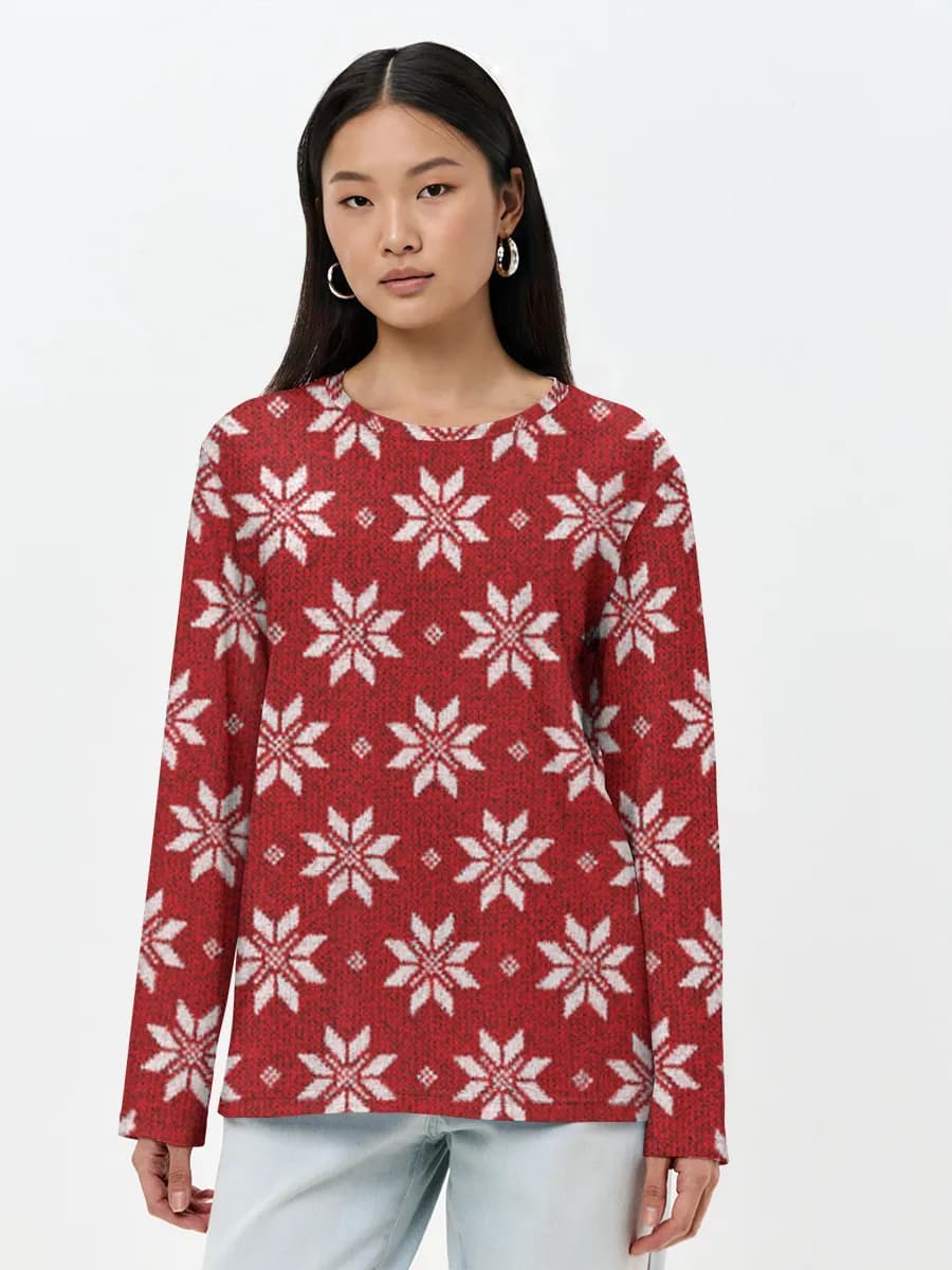 Women's long sleeve shirt. Cotton