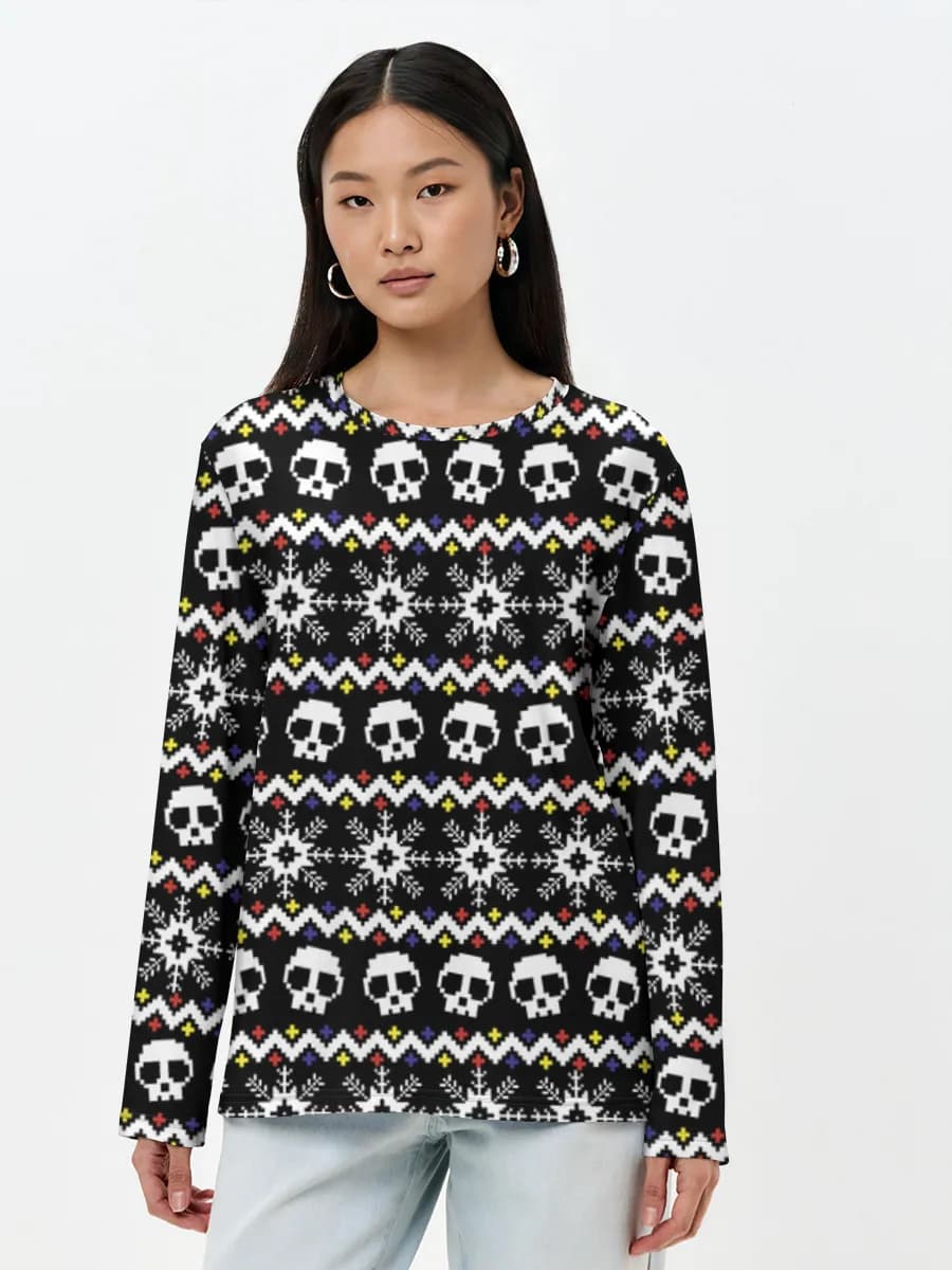 Women's long sleeve shirt. Cotton