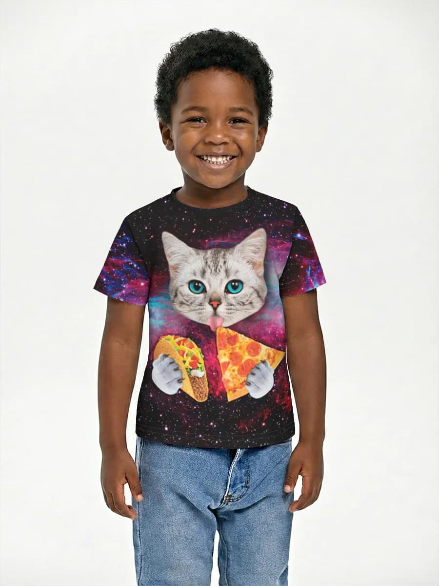 Children's cotton T-shirt (for boys. Copy)