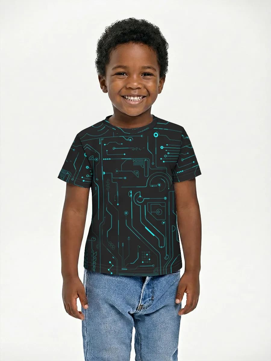 Children's cotton T-shirt (for boys. Copy)