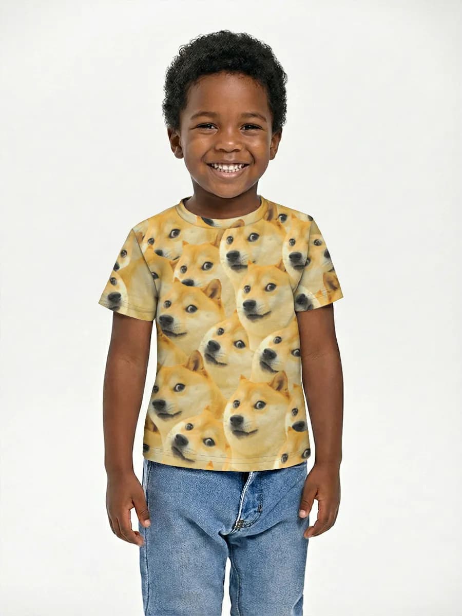 Children's cotton T-shirt (for boys. Copy)