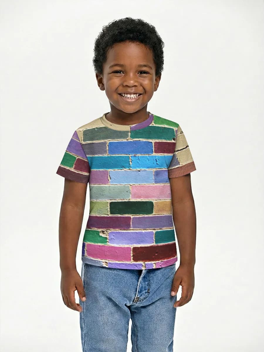Children's cotton T-shirt (for boys. Copy)