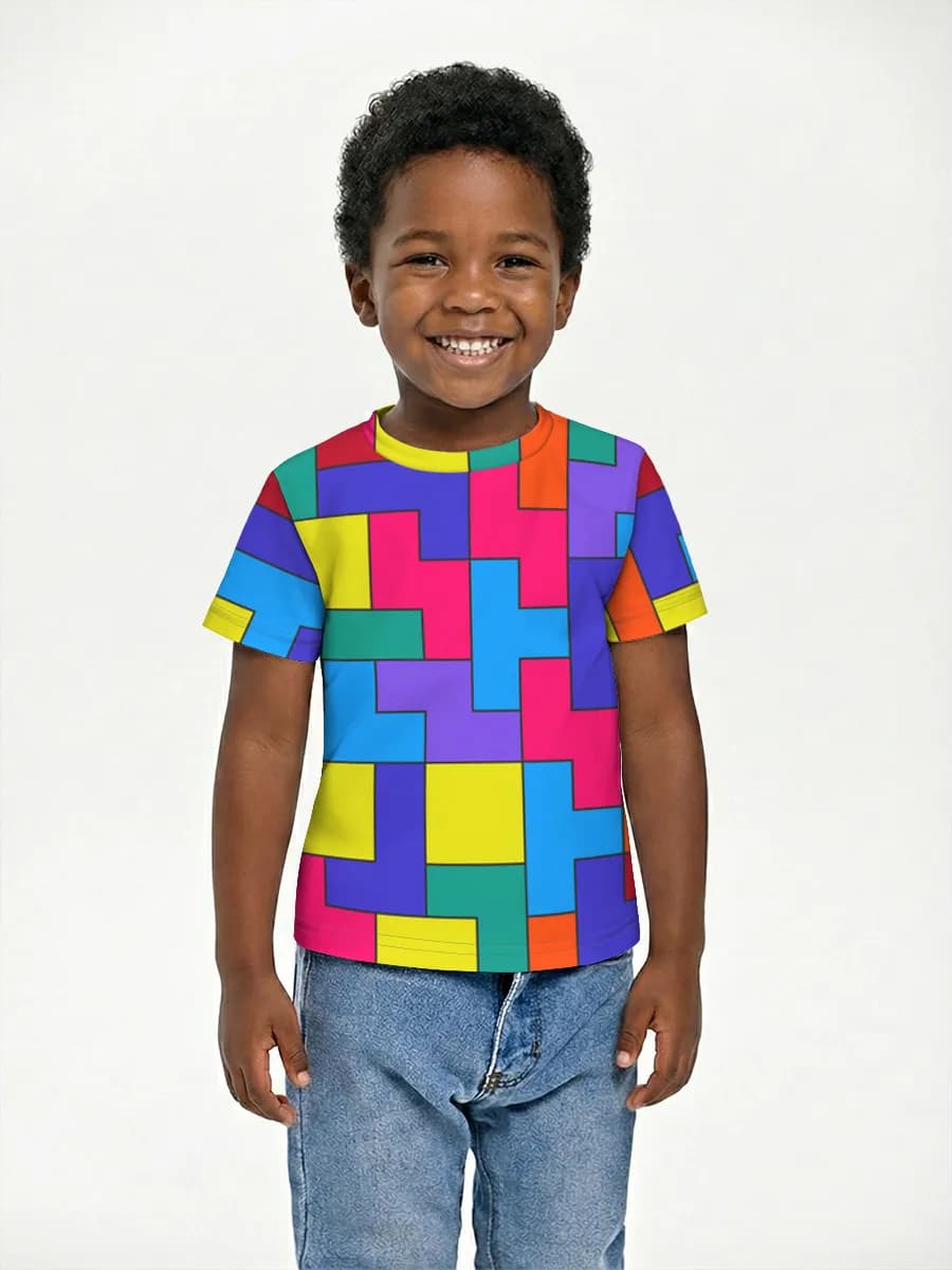 Children's cotton T-shirt (for boys. Copy)