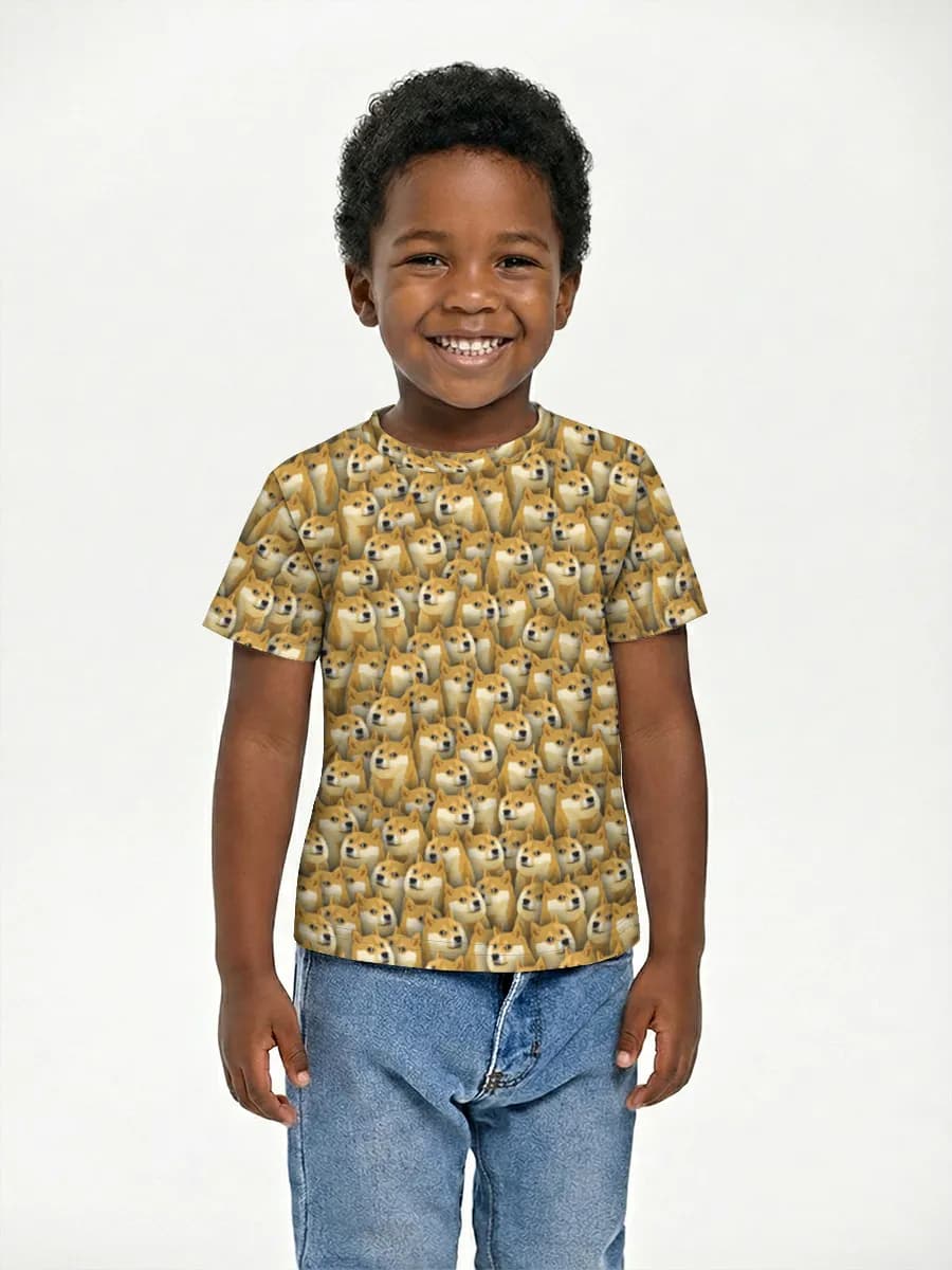 Children's cotton T-shirt (for boys. Copy)
