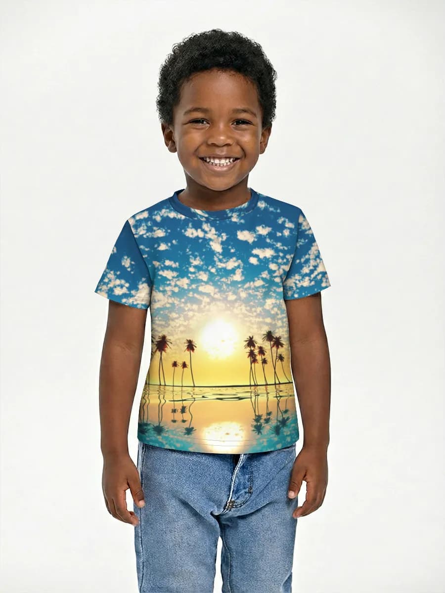 Children's cotton T-shirt (for boys. Copy)