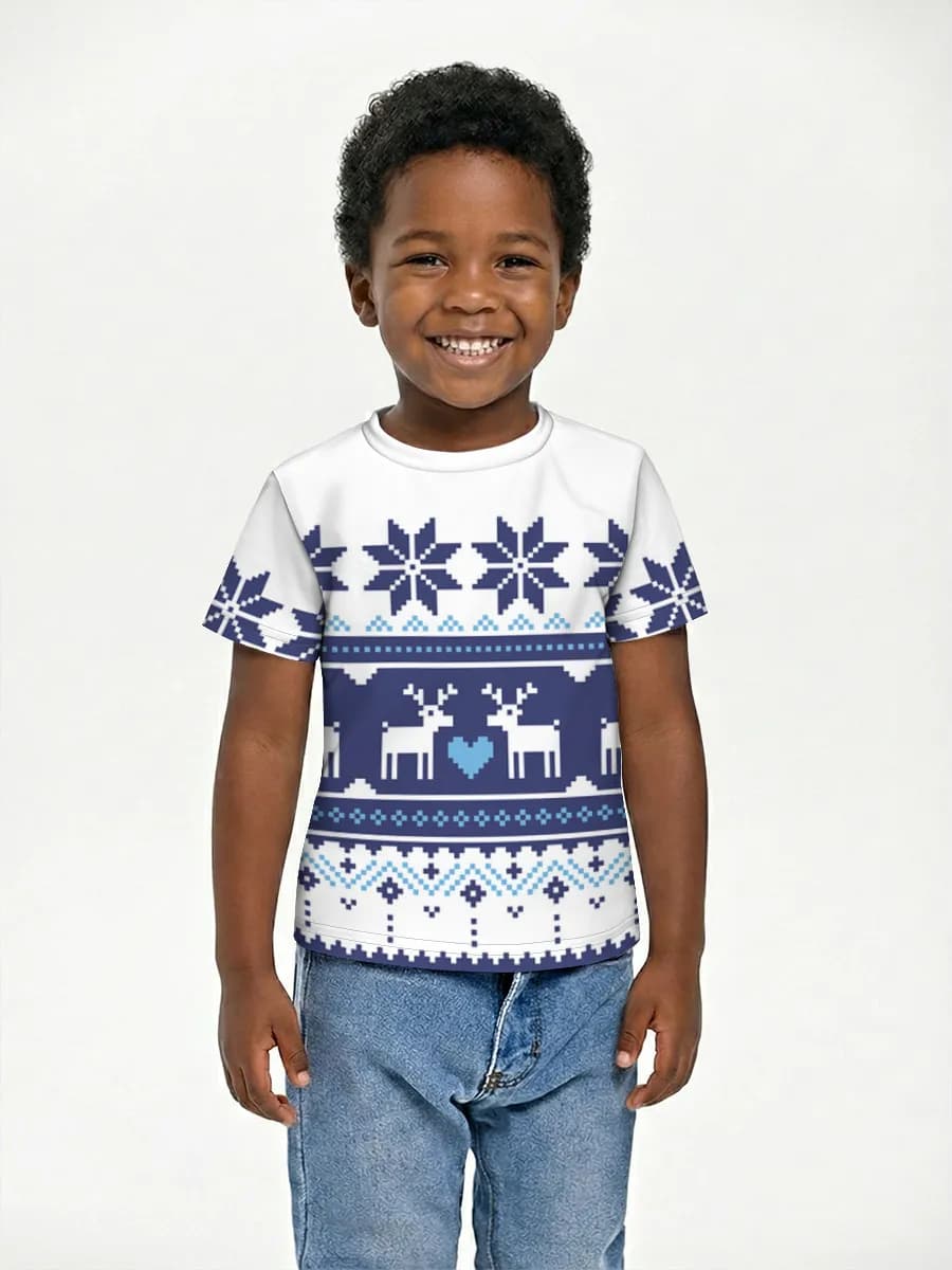 Children's cotton T-shirt (for boys. Copy)