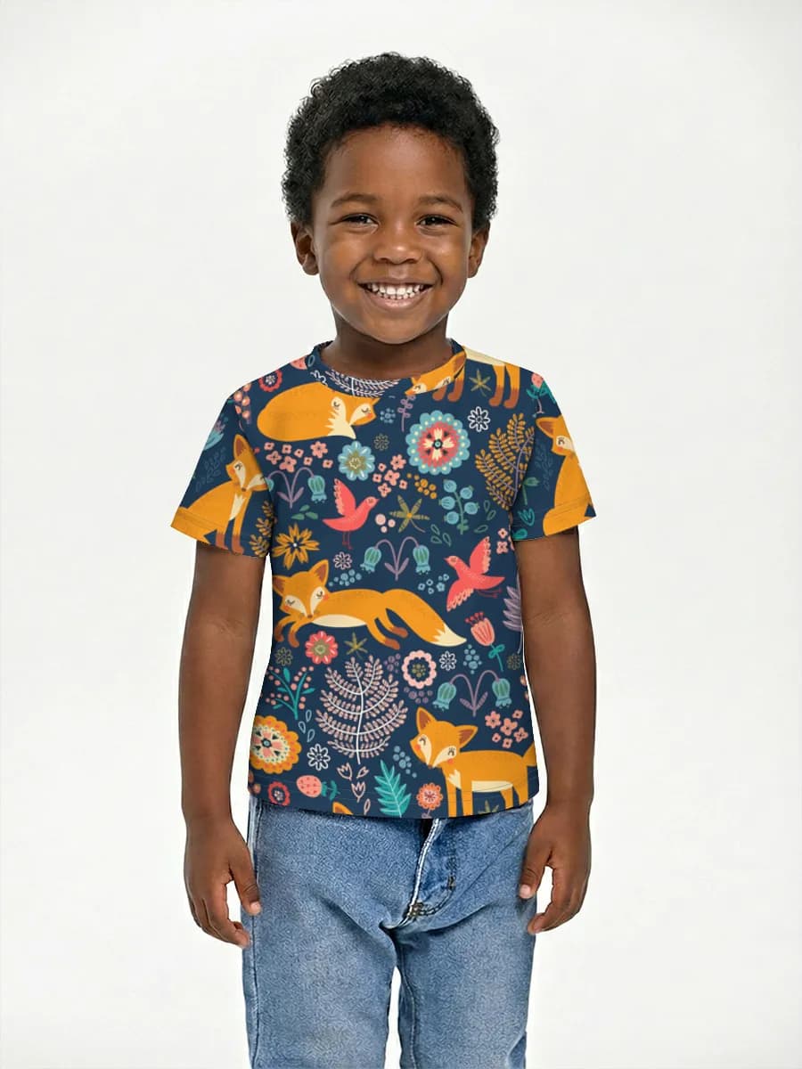 Children's cotton T-shirt (for boys. Copy)