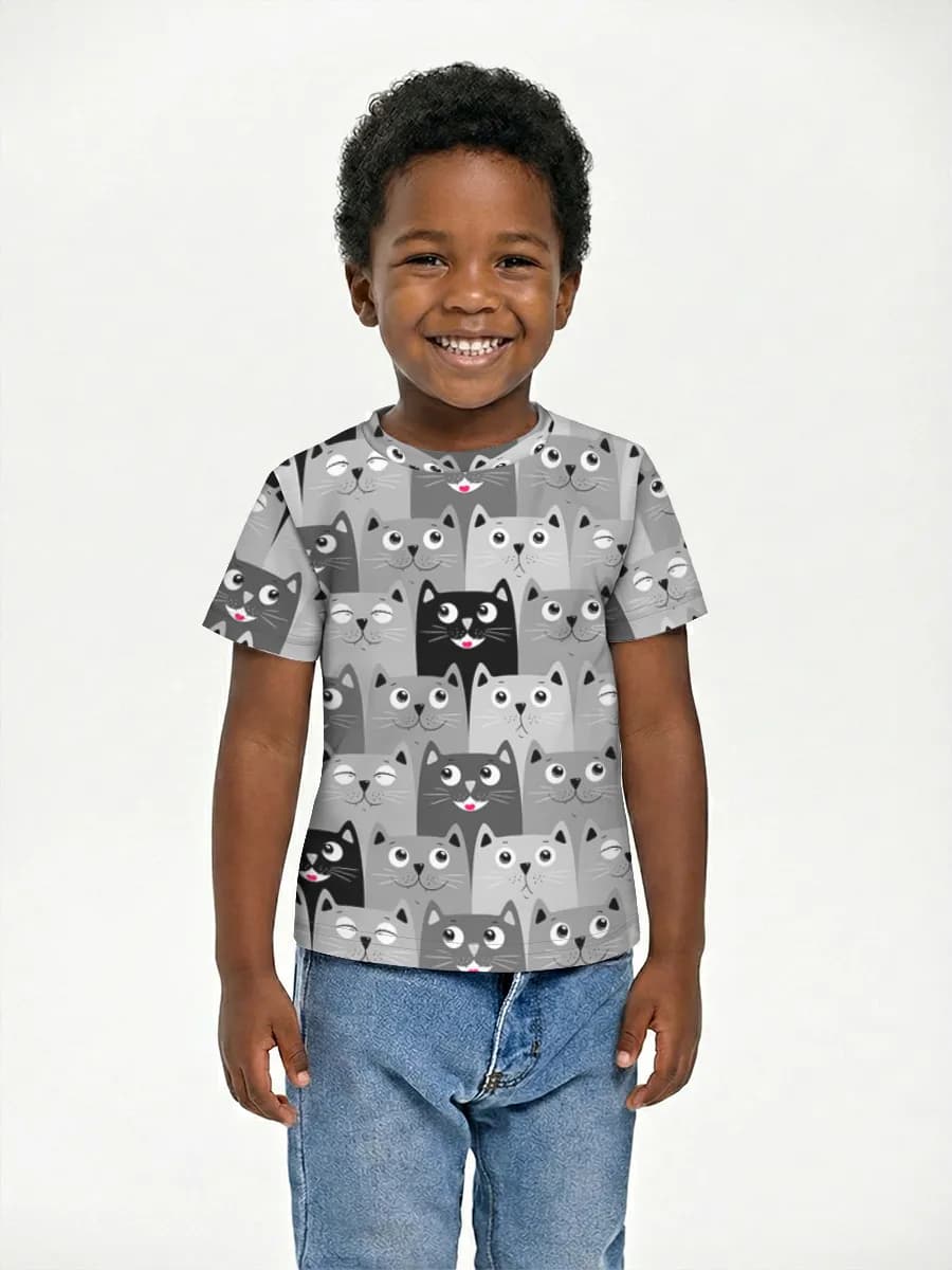 Children's cotton T-shirt (for boys. Copy)