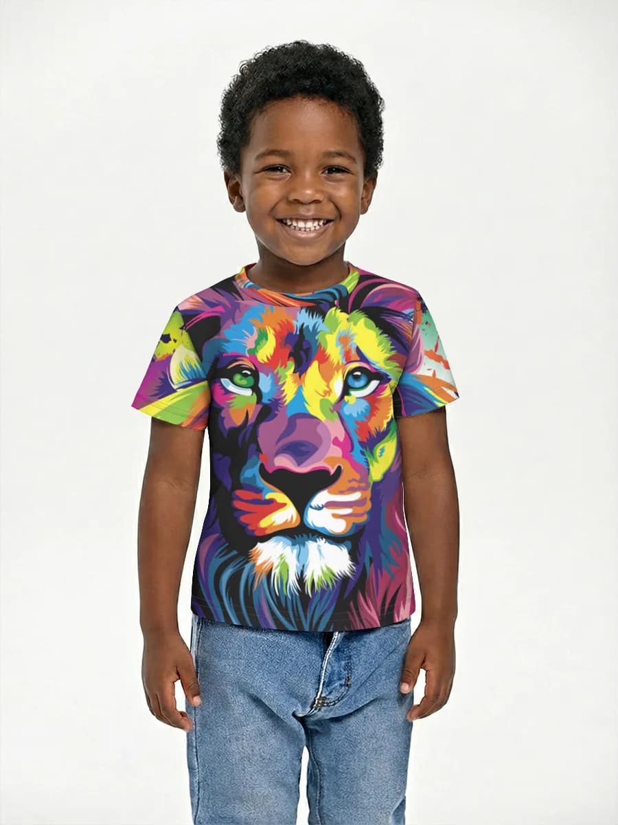 Children's cotton T-shirt (for boys. Copy)