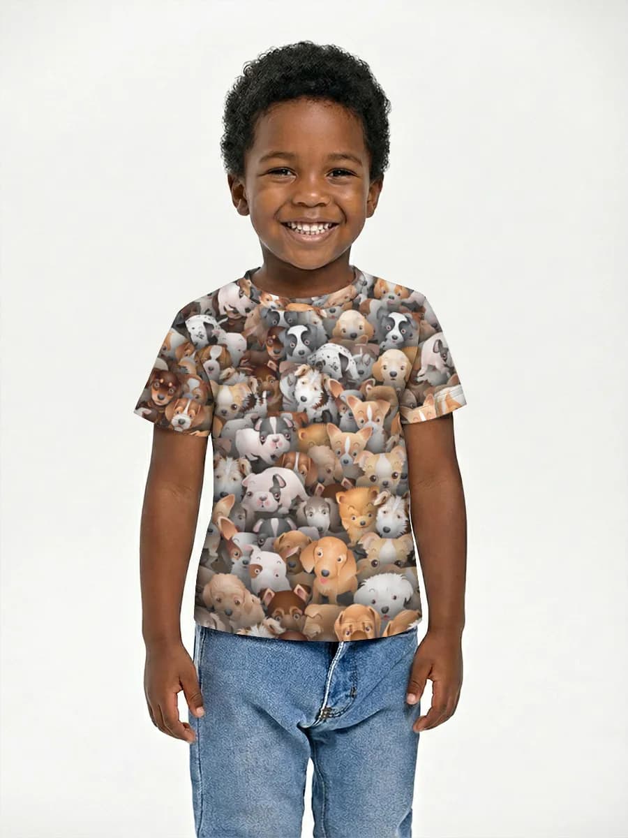 Children's cotton T-shirt (for boys. Copy)